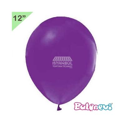 Pastel Balon Lila Renk Balonevi