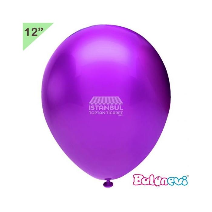Pastel Balon Mor Renk Balonevi