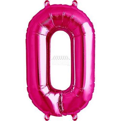 Rakam Folyo Balon 0 Pembe 16 "