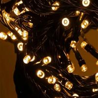 10m 100 Led Boncuk Lamba Gün Işığı Siyah Kablo