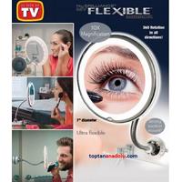 10x Zoomlu Esnek Işıklı Makyaj Aynası