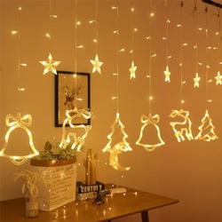 3m 6 Sıra Şekilli Perde Led Işık Gün Işığı 