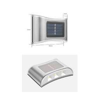 4lü Solar Güneş Enerjili Duvar Lambası