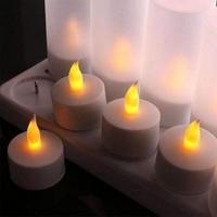 6 Li Set Şarjlı Led Tea Light