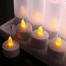 6 Li Set Şarjlı Led Tea Light