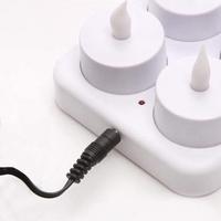 6 Li Set Şarjlı Led Tea Light