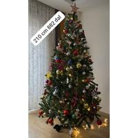 720 Dallı 210 cm Yılbaşı Çam Ağacı