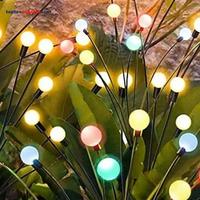 8 Led'li Güneş Enerjili Bahçe Çiti Aydınlatma Lamba (Renkli)
