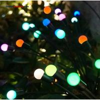 8 Led'li Güneş Enerjili Bahçe Çiti Aydınlatma Lamba (Renkli)