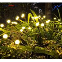 8 Led'li Güneş Enerjili Bahçe Çiti Aydınlatma Lamba (Sarı)