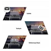 Akıllı Telefon Navigasyon Yansıtıcı Araç Kiti - Hud Display