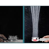 Pervaneli Yüksek Basınçlı Metalik Duş Başlığı