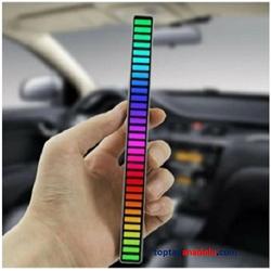 Sese Duyarlı Ekolayzer 32 Led 8 Mod 18 Renk Çubuk Led