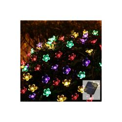 Solar Güneş Enerjili 30 Led RGB Çiçekli Bahçe Aydınlatma 