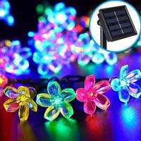 Solar Güneş Enerjili 30 Led RGB Çiçekli Bahçe Aydınlatma 