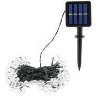 Solar Güneş Enerjili 50 Led Çiçekli Bahçe Aydınlatma 
