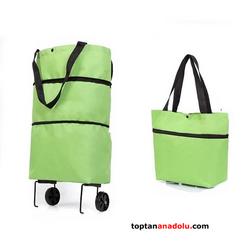 Tekerlekli Pratik El Ve Pazar Çantası