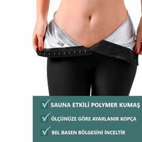 Agraflı Termal Sauna Tayt Korse Şort