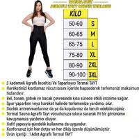 Agraflı Termal Sauna Tayt Korse Uzun