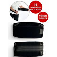 Ağrı Giderici Manyetik Terapi Destek Kemeri 16 Mıknatıslı Bel Korsesi