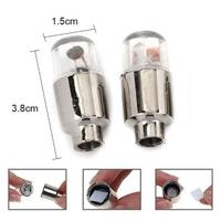 Araç ve Bisiklet İçin 2’li Mavi LED Hava Valfi Işık Kapakları–Gece Parlayan Lastik Lambası Sibop Kapağı