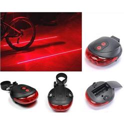 Bisiklet Arka Stop Lambası Lazer Şeritli Led Işık