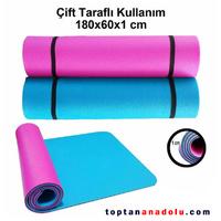 Çift Taraflı Kalın Pilates Minderi Kamp Minderi Mat