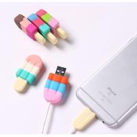 Dondurma Tasarımlı Şarj Kablosu Koruyucu