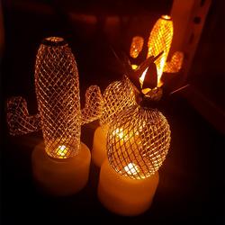 Led Işıklı Kaktüs Gece Lambası