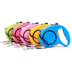 Makaralı Otomatik Köpek Tasması 5 Metre (4 Renk)