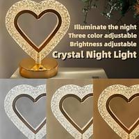 Masaüstü Kalpli Gece Lambası Abajur A6