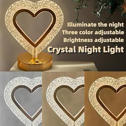 Masaüstü Kalpli Gece Lambası Abajur A6