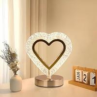 Masaüstü Kalpli Gece Lambası Abajur A6