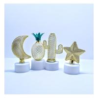 Mini Işıklı Gece Lambaları Gold Renk Promosyon