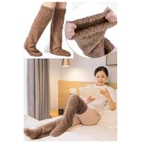 Polar Tüylü Uzun Çorap
