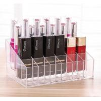 Şeffaf 24 Bölmeli Makyaj Organizeri