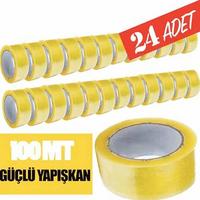Şeffaf Koli Bandı 45 mm x 100 Mt - 24 ADET
