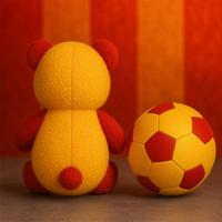 Taraftar Ayıcık Peluş + Top