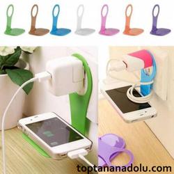 Telefon Tutucu Priz İçin Şarj Standı