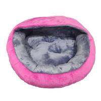 Yarım Kapalı Peluş Kedi Köpek Yatağı