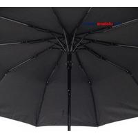 Mar-2015 M Siyah Yarım Otomatik 10 Telli Şemsiye